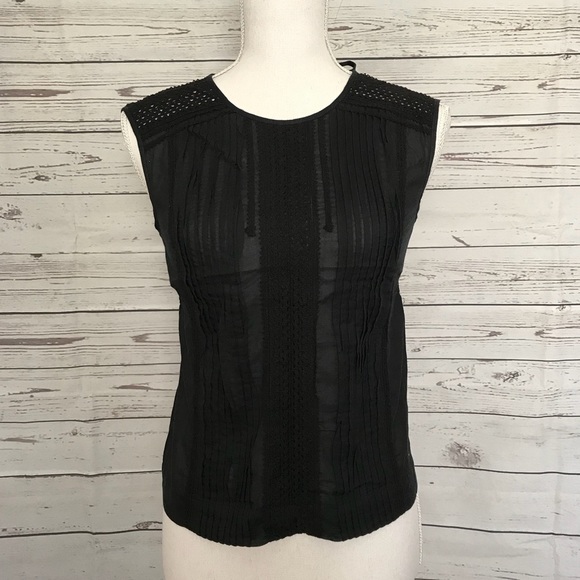 J. Crew Tops - J.Crew Cropped Shell Black 00